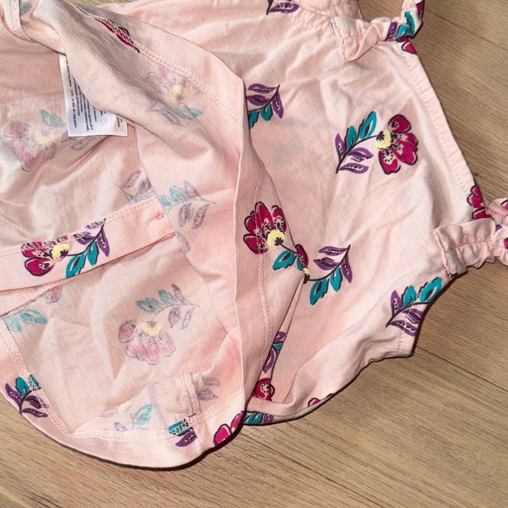 Carter's Pink Floral and Purple Striped Camisoles - Picture 11 of 16